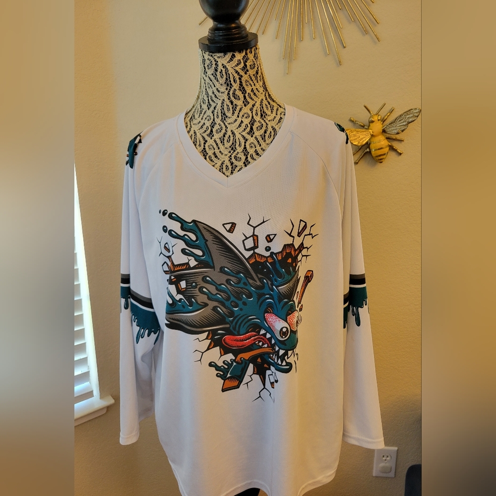 San Jose Sharks Jersey - Shark Freak (M)